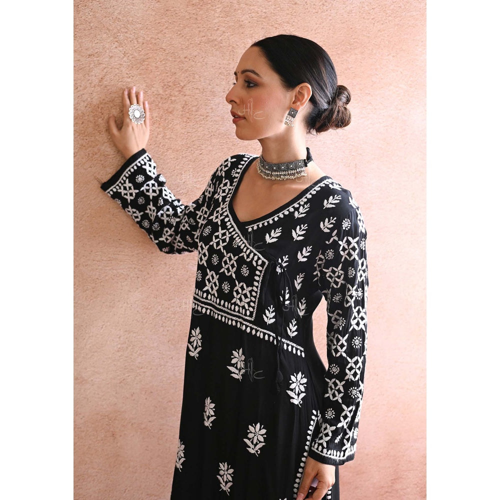 Chikankari Modal Straight Kurta