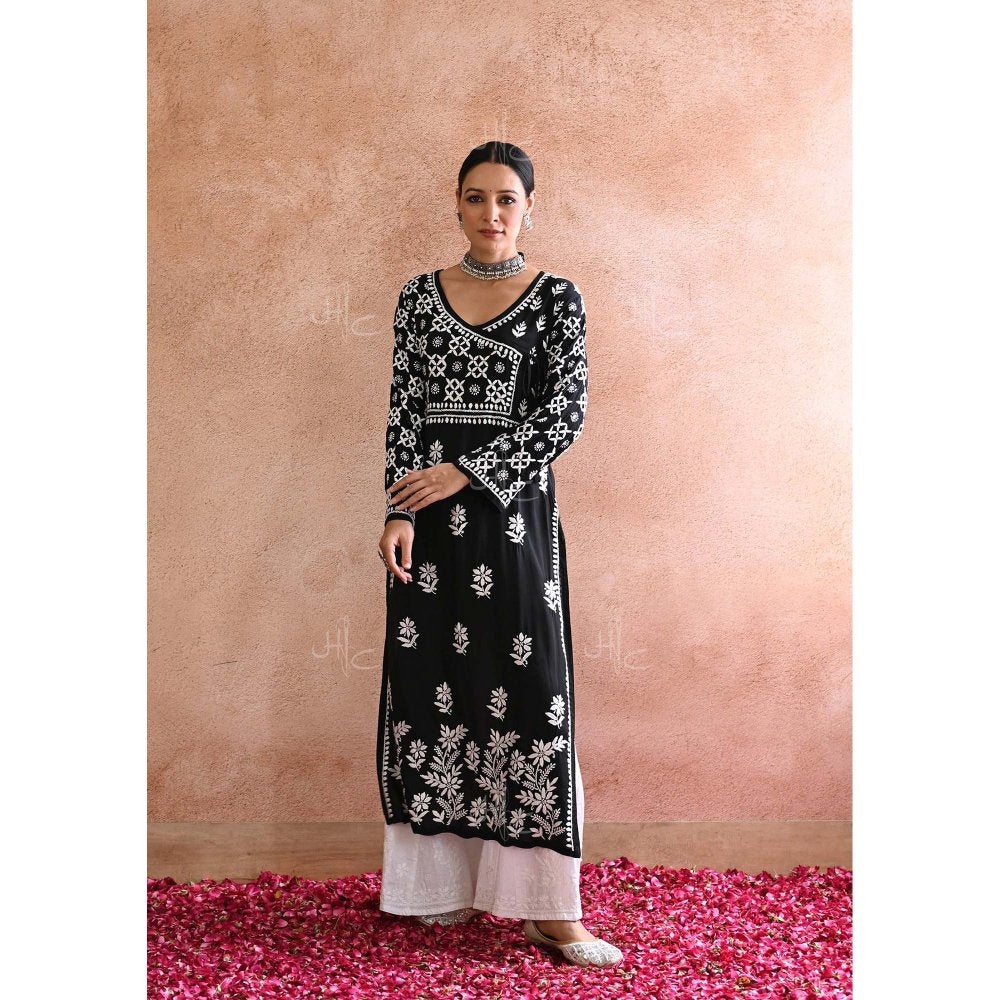 Chikankari Modal Straight Kurta
