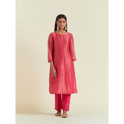 Ikshita Choudhary Pink Stripes Kurta