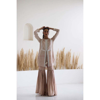 Inej Lakeer Coat with Sharara (Set of 2)