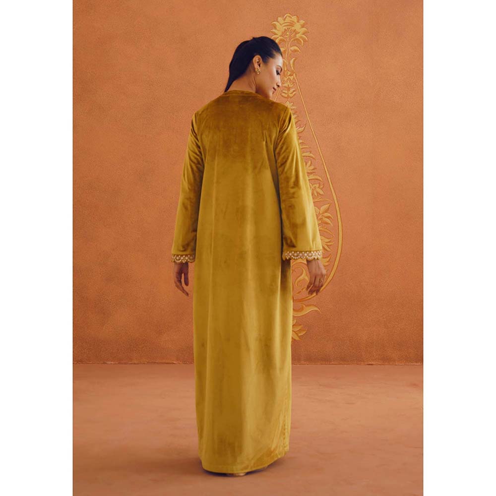 Inej Zeba Mustard Long Dress