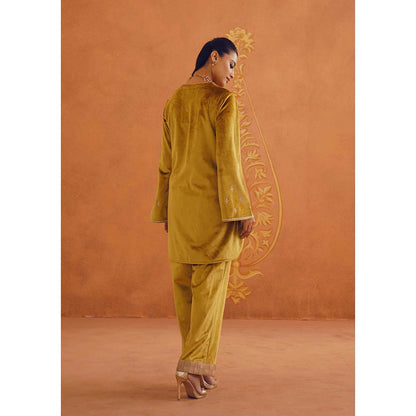 Inej Zeba Mustard A Line Co-Ord (Set of 2)