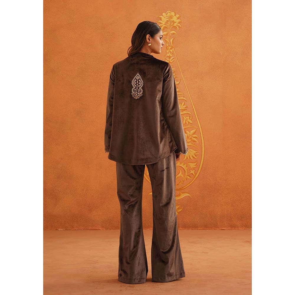 Inej Zeba Brown Co-Ord (Set of 2)