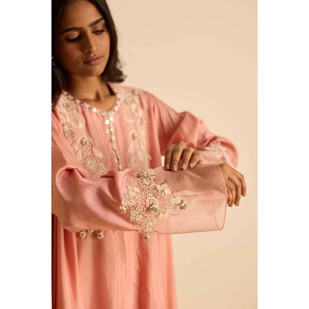 Inej Pink A Line Top with Pant (Set of 2)