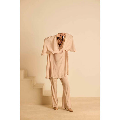 Inej Beige Square Co-Ord (Set of 2)