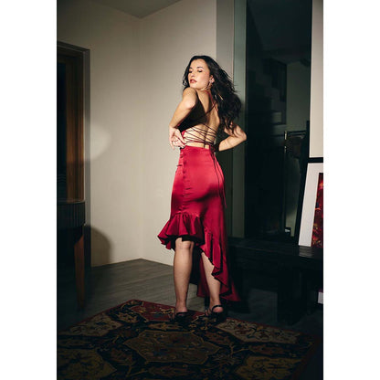 IT GIRL Women Red Isabel Maxi Dress