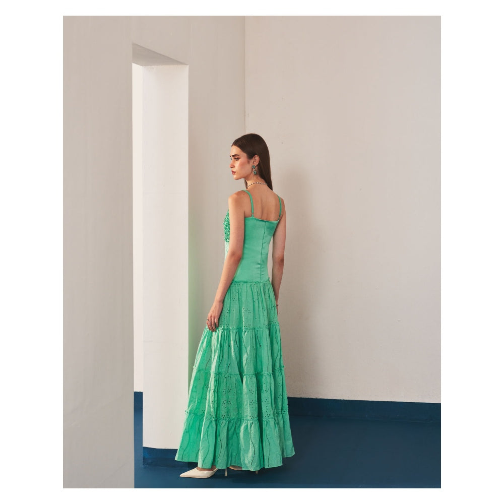 Ivory Rose Aqua Nova Green Dress