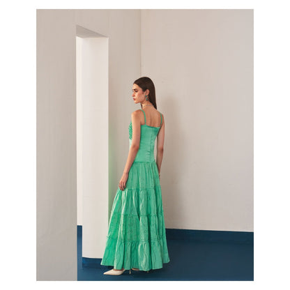 Ivory Rose Aqua Nova Green Dress