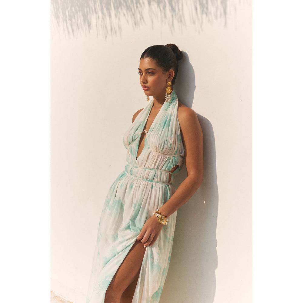 Ivory Rose Off White Meadow Muse Maxi Dress