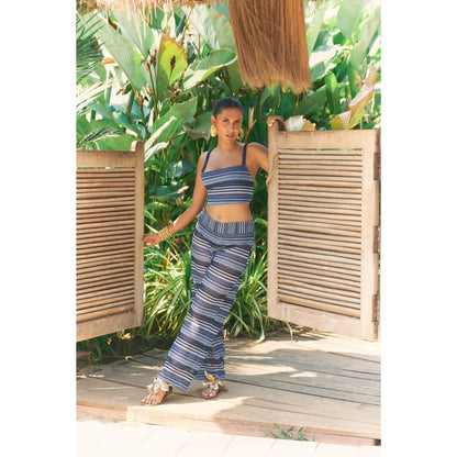Ivory Rose MARINA MOOD Blue Co-Ord (Set of 2)
