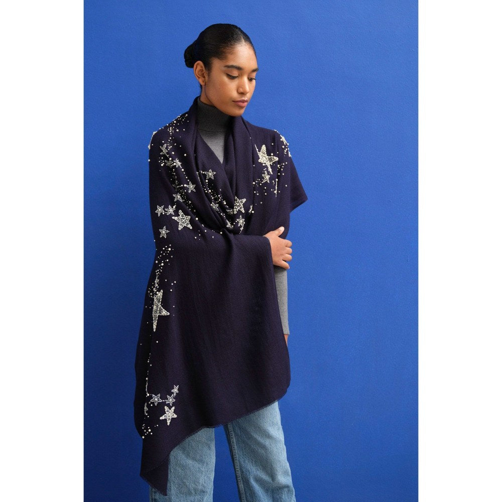Janavi India Starburst in Merino Scarf