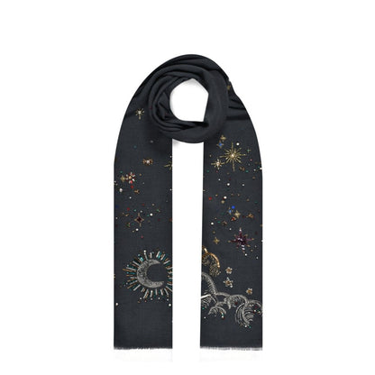 Janavi India Grey Cassiopeia In Cashmere Scarf