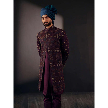 Jatin Malik Jmc Vino Sherwani (Set of 4)