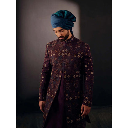 Jatin Malik Jmc Vino Sherwani (Set of 4)