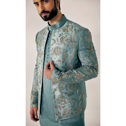 Jatin Malik The Chateau Groom Short Jacket (Set of 3)