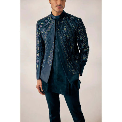 Jatin Malik Cubism Short Jacket (Set of 3)