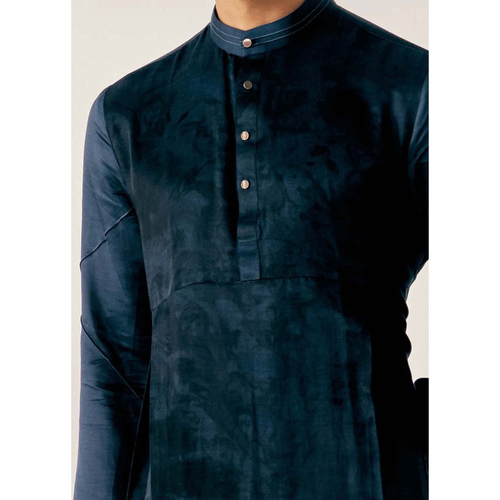Jatin Malik Marble Dye Kurta (Set of 2)