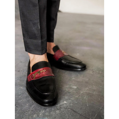 Jatin Malik JMC Black Loafers
