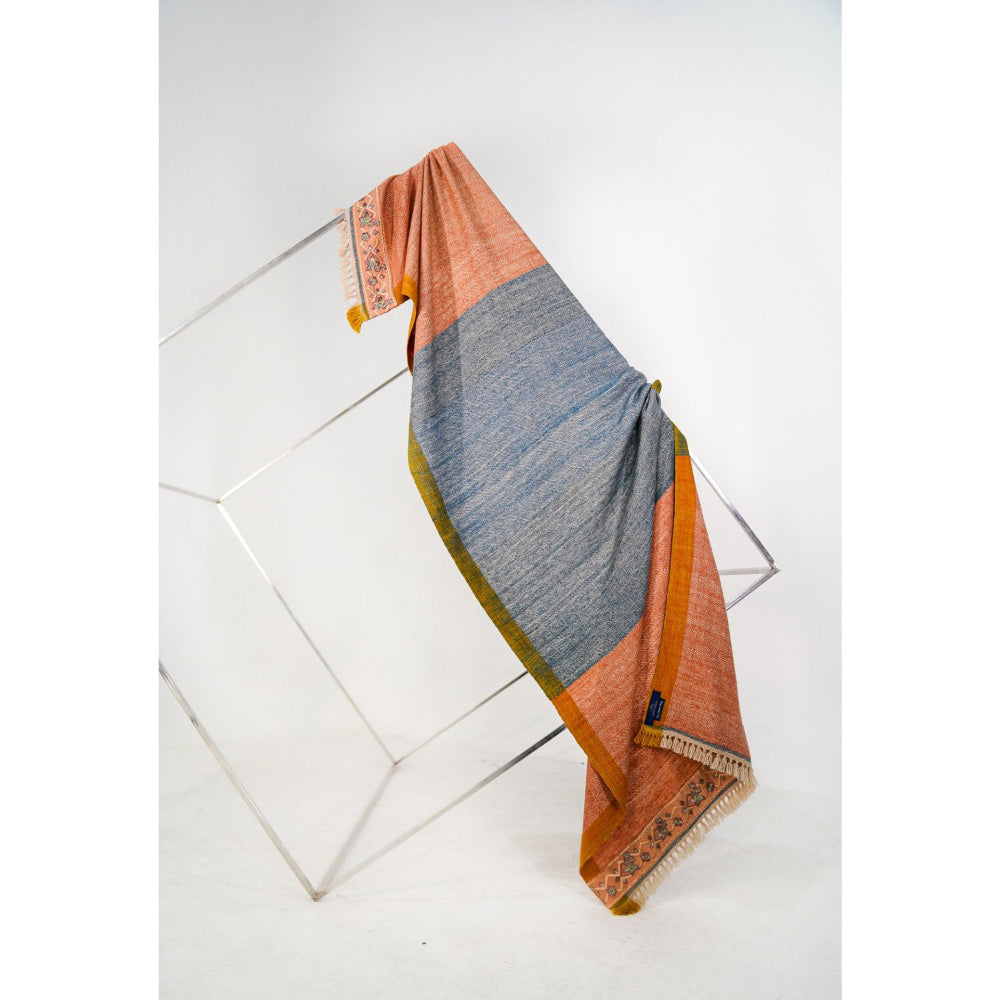 Jatin Malik Color Block Pashmina Shawl