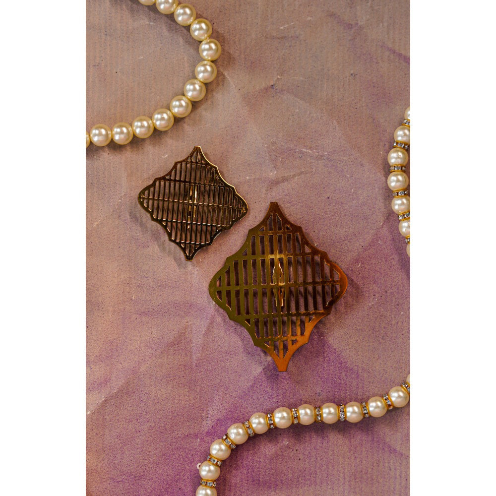 Jatin Malik Leaf Gold Kalgi