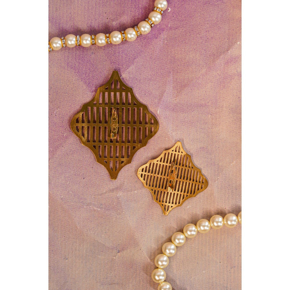 Jatin Malik Leaf Gold Kalgi