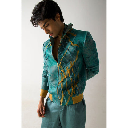 Jatin Malik Chateau Bomber Jacket (Set of 3)