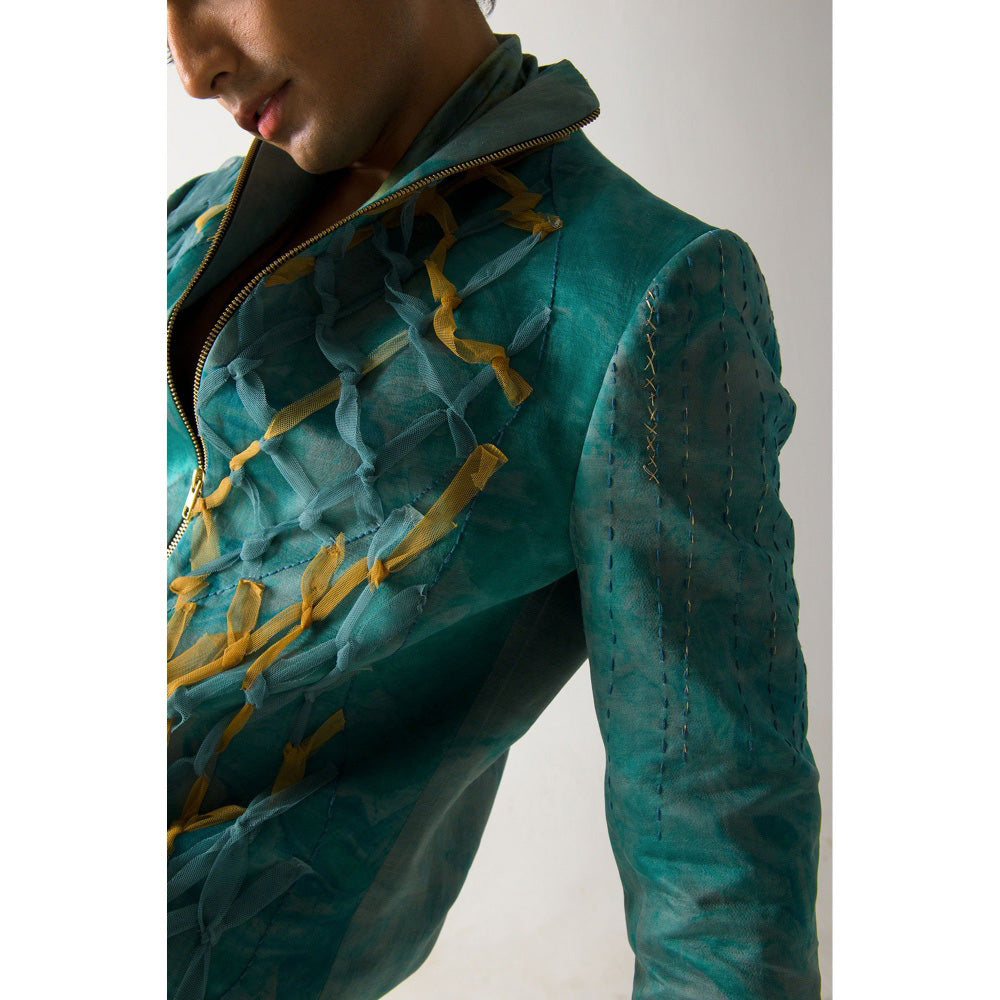 Jatin Malik Chateau Bomber Jacket (Set of 3)