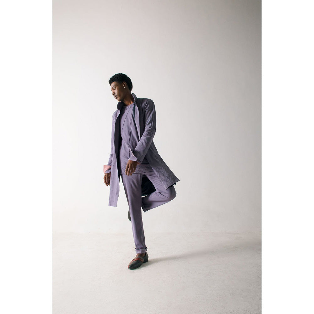 Jatin Malik English Purpul Trousers