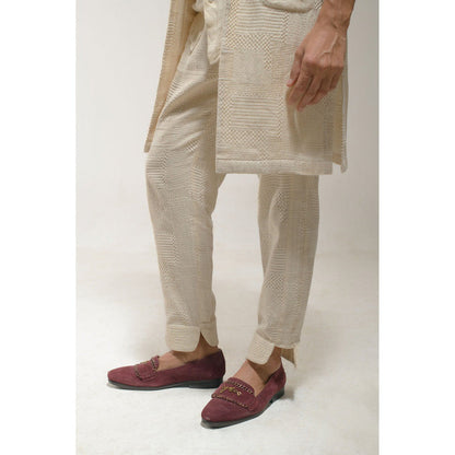 Jatin Malik Pale Oak Overcoat