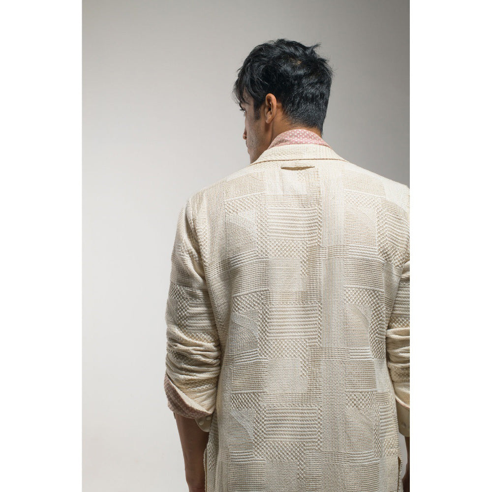 Jatin Malik Pale Oak Overcoat