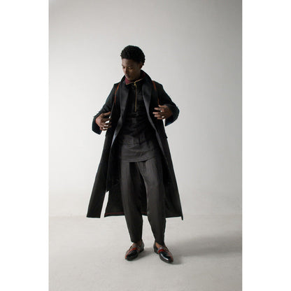Jatin Malik Orange is the new Black Overcoat