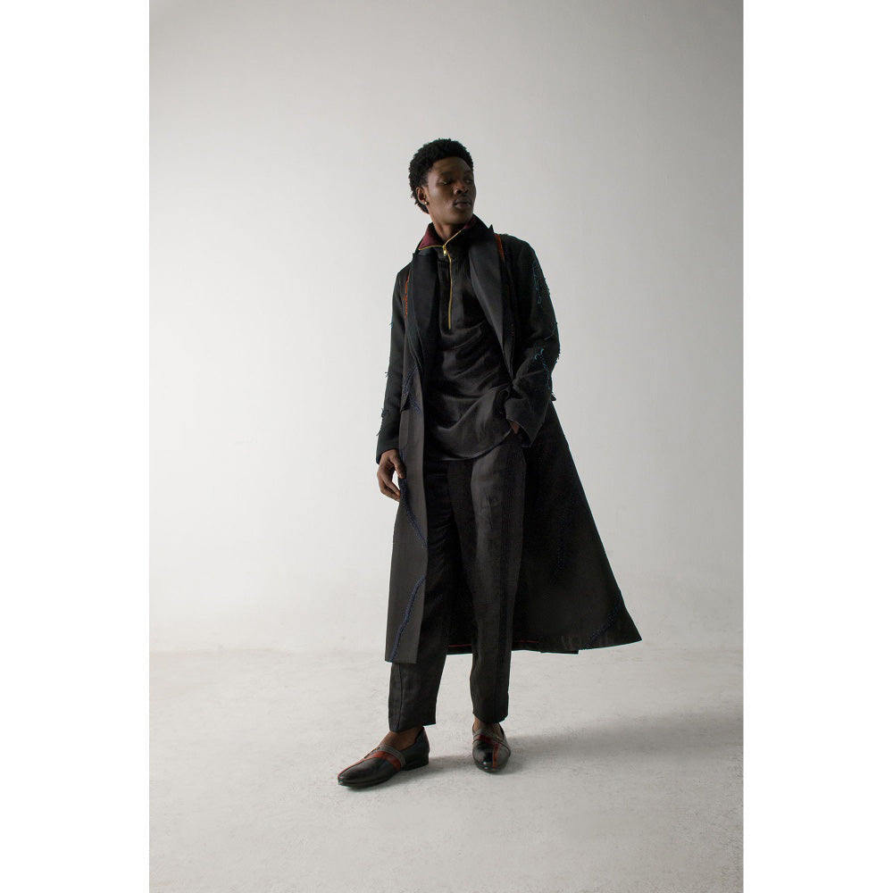Jatin Malik Orange is the new Black Overcoat