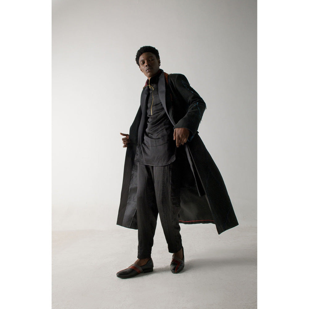 Jatin Malik Orange is the new Black Overcoat