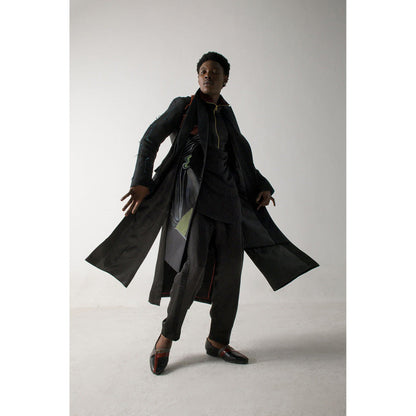 Jatin Malik Orange is the new Black Overcoat