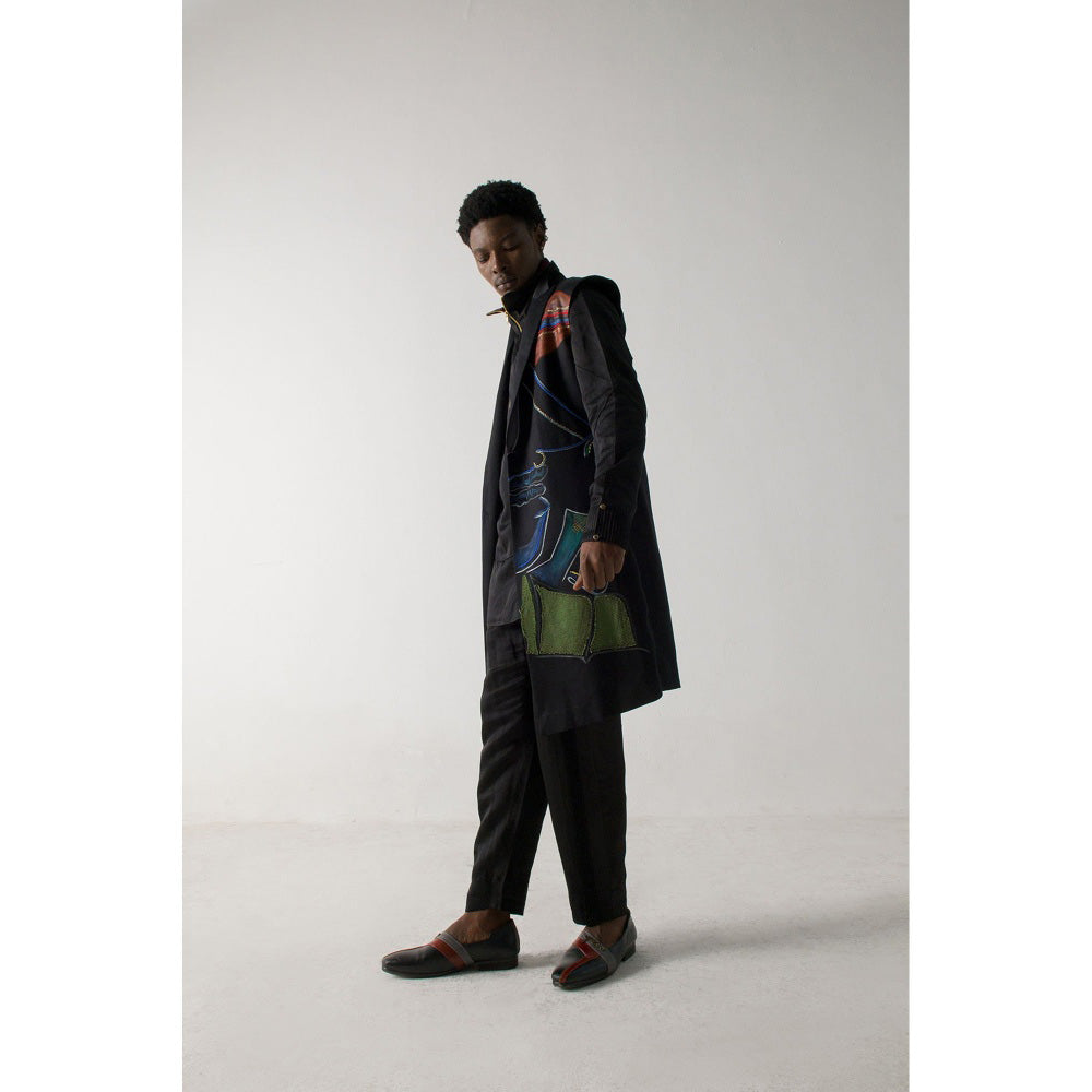 Jatin Malik Texture-D Jacket (Set of 3)