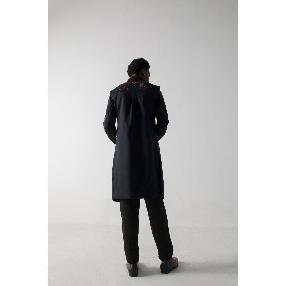 Jatin Malik Texture-D Jacket (Set of 3)