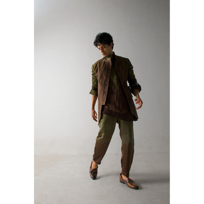 Jatin Malik Mr. Olive in Brown Kurta