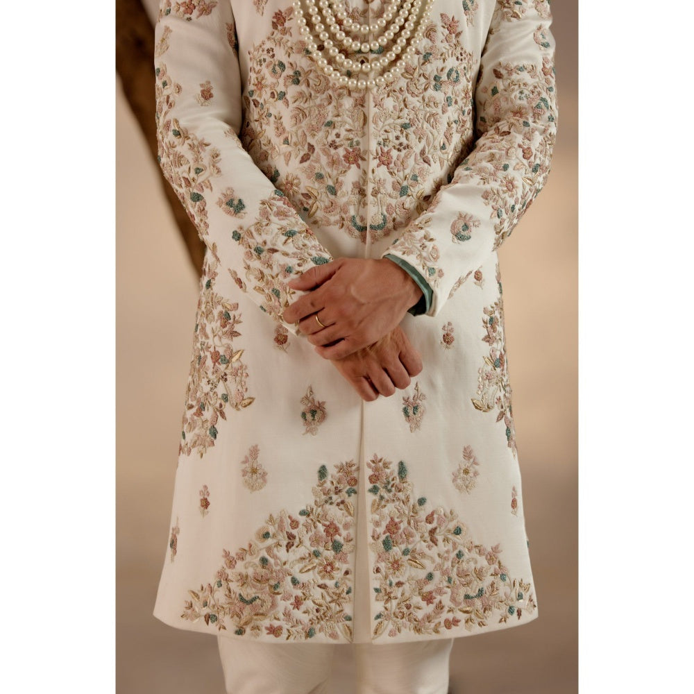 Jatin Malik Opaline Sherwani (Set of 3)