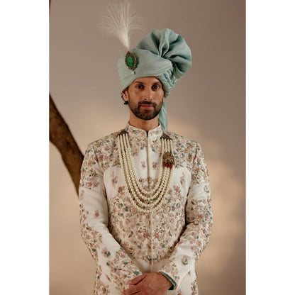 Jatin Malik Opaline Sherwani (Set of 5)