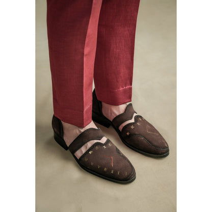 Jatin Malik Scarlet Kurta (Set of 2)