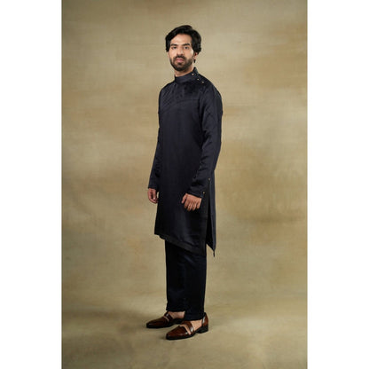 Jatin Malik Midnight Wane Kurta (Set of 2)