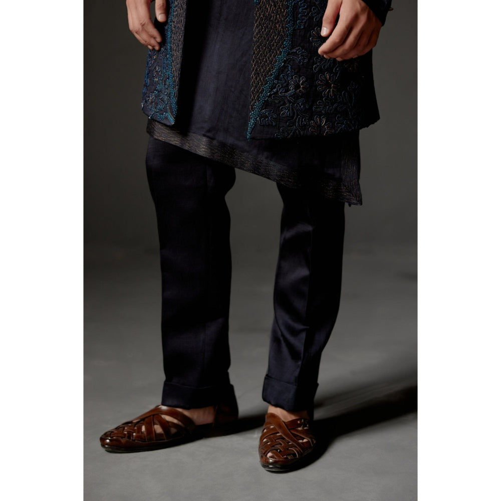 Jatin Malik Midnight Wane Kurta (Set of 2)