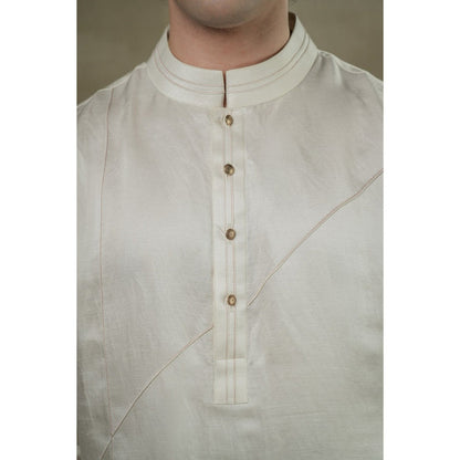 Jatin Malik Eleven Short Kurta (Set of 2)