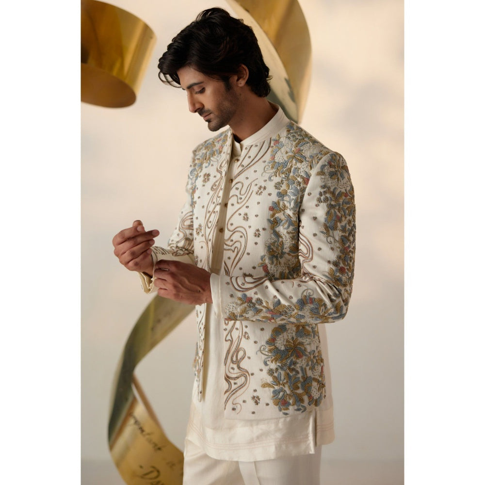 Jatin Malik Eleven Short Kurta (Set of 2)