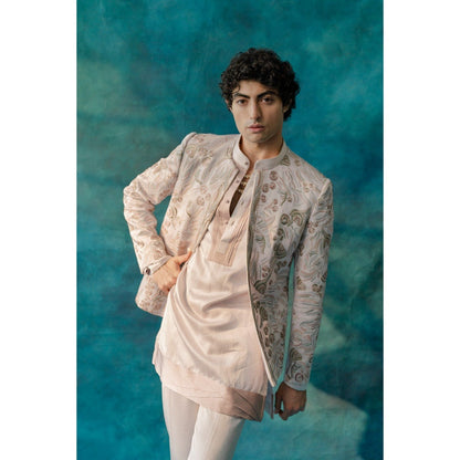 Jatin Malik Springtime Kurta with Trouser (Set of 2)