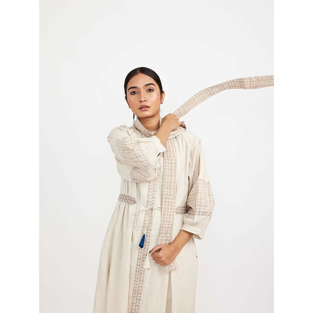 JAYATI GOENKA White Midi Dress (Set of 3)