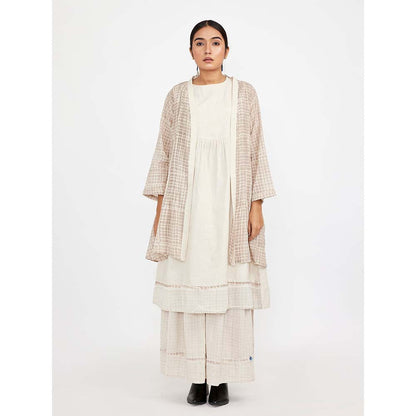 JAYATI GOENKA Beige Fuss Free Co-ord (Set of 4)