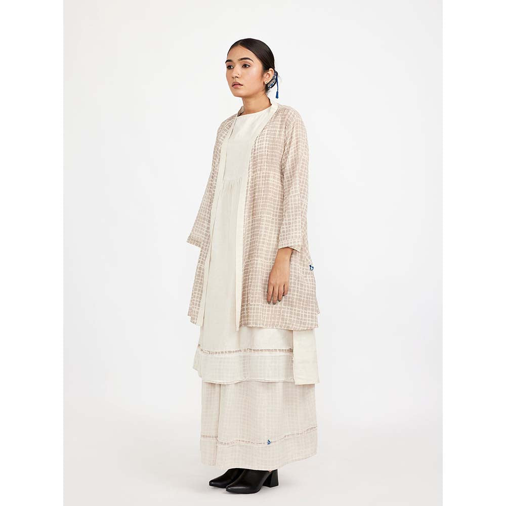 JAYATI GOENKA Beige Fuss Free Co-ord (Set of 4)
