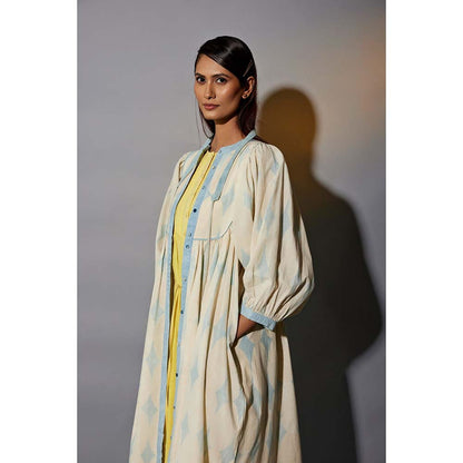 JAYATI GOENKA Blue Luxe Printed Co-Ord (Set of 5)