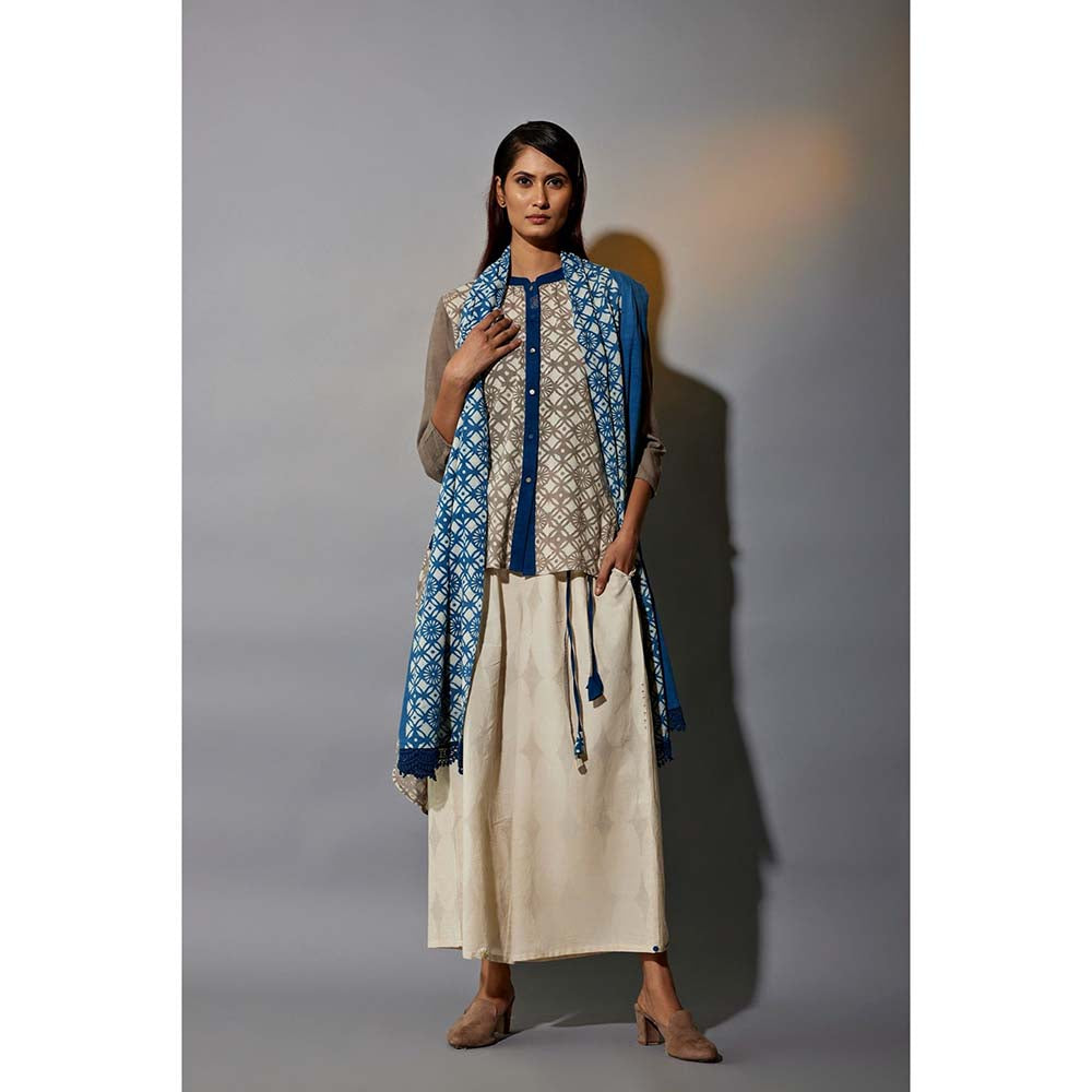 JAYATI GOENKA 24 X & Festive Printed Grey Co-Ord (Set of 5)
